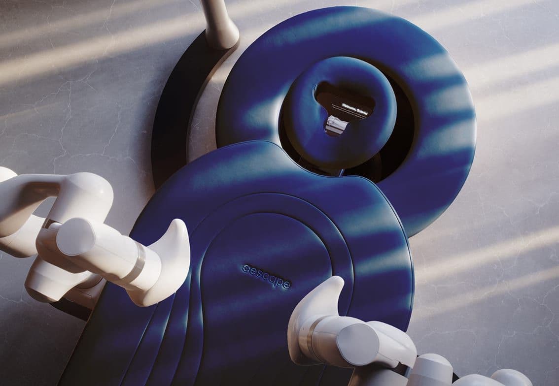 Aescape robotic arms and scan experience