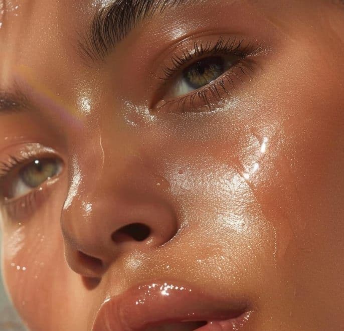 Radiant glowing skin after a facial at Sway