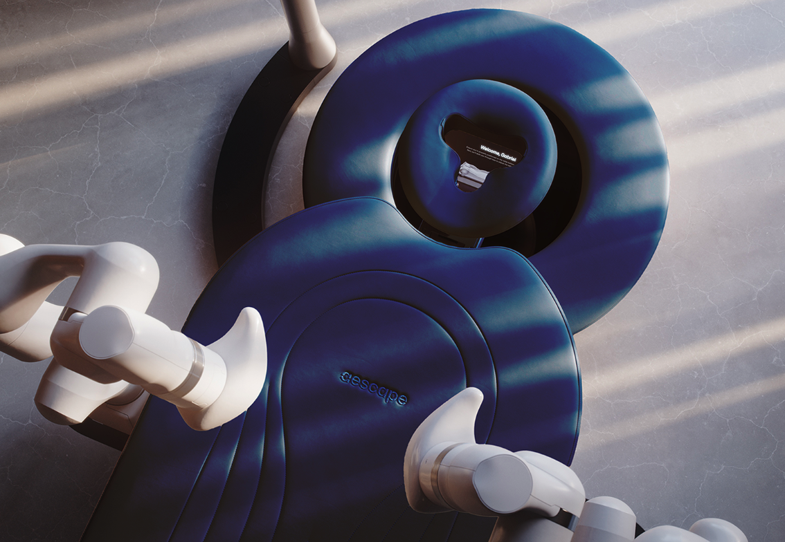 Aescape robotic arms and scan experience